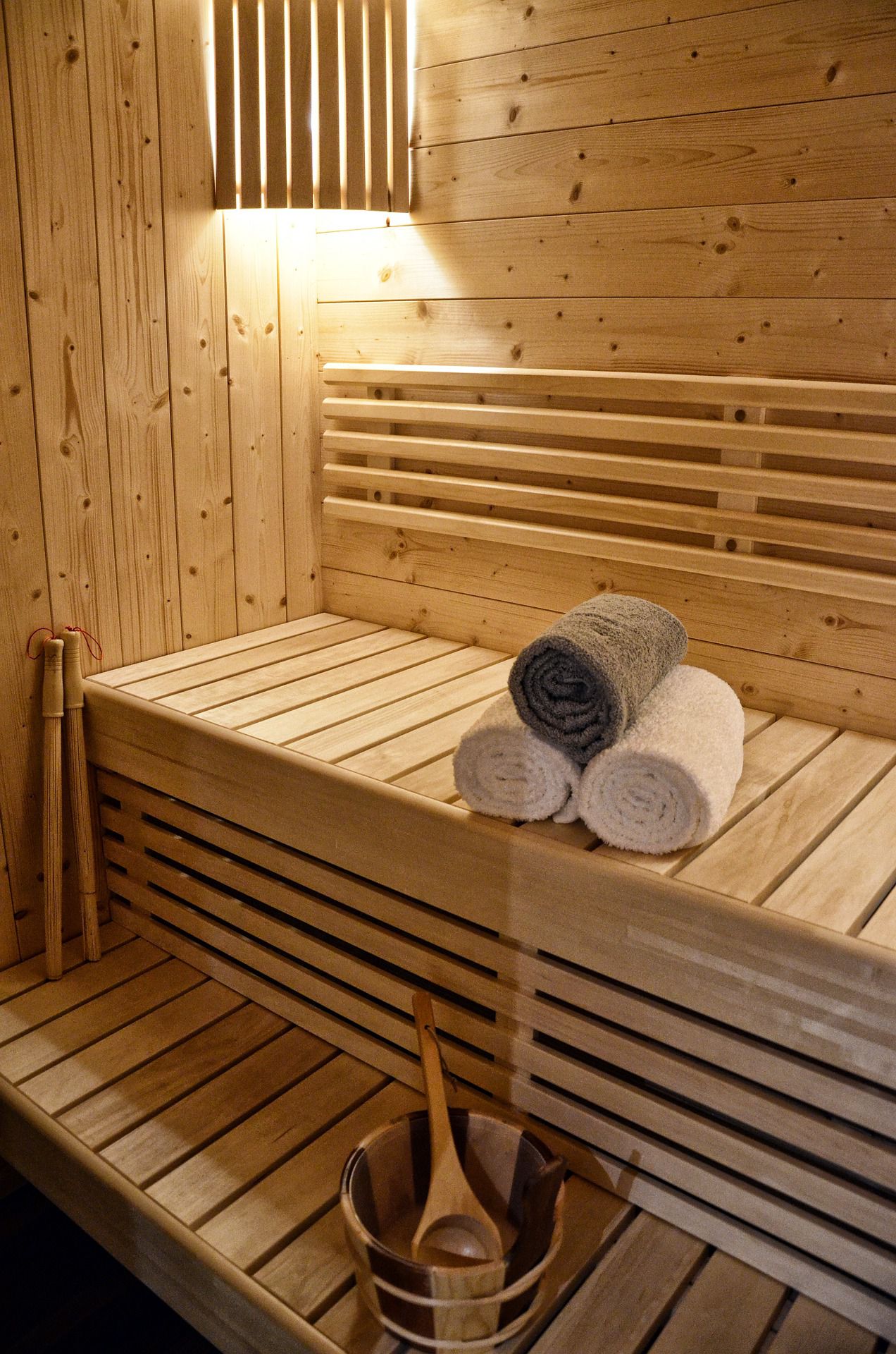 Un sauna spacieux de 1 à 4 personnes